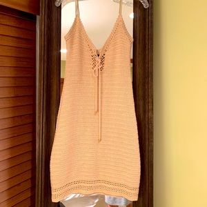 Intermix crochet dress